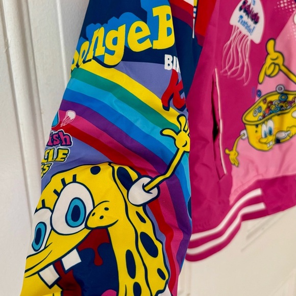SpongeBob SquarePants Pink and Blue Jacket - Picture 3 of 9